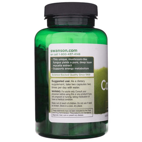 Swanson Cordyceps 600 mg - 120 Capsules