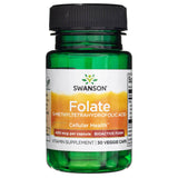 Swanson Folate 5-Methyltetrahydrofolic Acid 400 mcg - 30 Veggie Caps