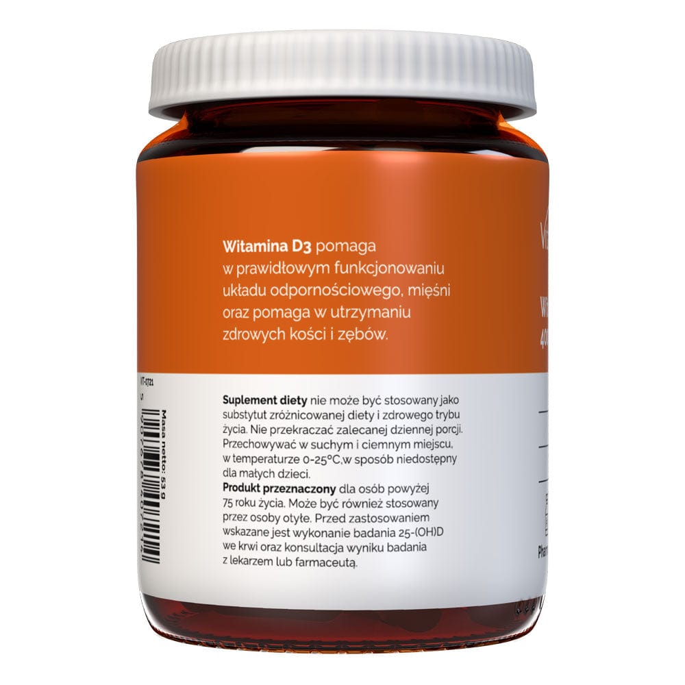 Vitaler's Vitamin D3 4000 IU - 240 Softgels