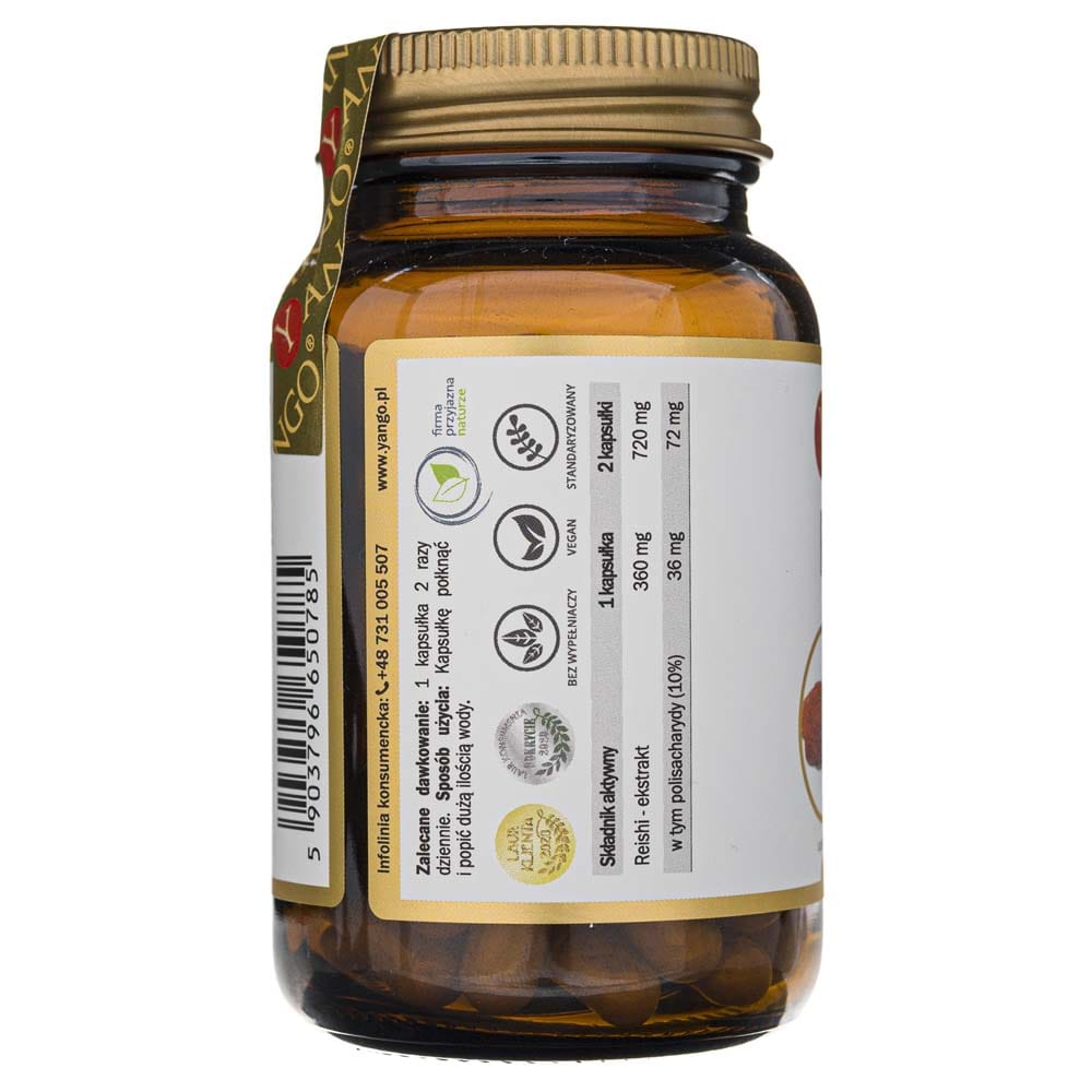 Yango Reishi 10% Polysaccharide Extract - 90 Capsules